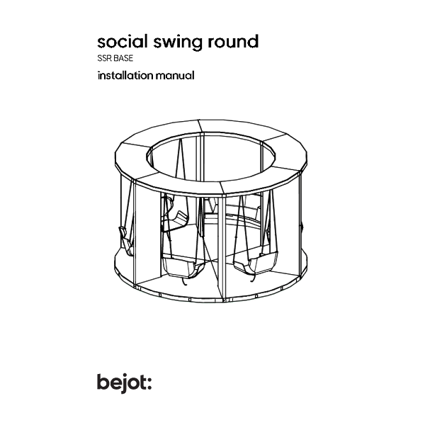 social swing round - installation manual